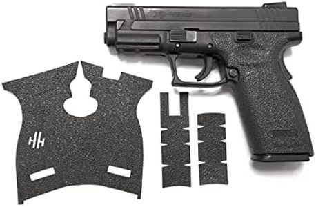Handleitgrips Gun Grip Tape Compatible with Springfield XD 45 - Black Textured Rubber Pistol Grip Tape, Easy Installation, Gun Parts & Accessories, Veteran Owned, Made in The USA