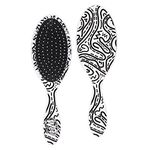 Wet Brush Hair Brush Original DetanglerÃ‚ Ã‚ - Street Map - Exclusive Ultra-soft IntelliFlex Bristles - Glide Through Tangles With Ease For All Hair Types - For Women, Men, Wet And Dry Hair