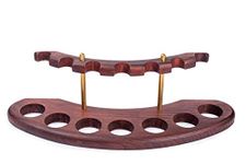 Dr. Watson - Wooden Tobacco Pipe Stand - ARCH VII - For 7 Tobacco Pipes, Handmade from Solid Wood