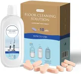 Nukisa 10 Bottles Compatible with Tineco Cleaning Solution Pet 500ml Per Bottle Orange Scents Floor Cleaner Compatible with All Robot Vacuums with Mopping and Cordless Wet/Dry Vacuum (Orange Scents)