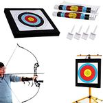 SOPOGER Archery Target for Backyard Adult, Easy Arrow Removal Bow Target, Durable Bow and Arrow Target for Youth Outdoor Shooting Practice (EVA Target)