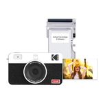 Kodak Mini Shot 2 Retro Portable Wireless Instant Camera & Photo Printer, Compatible with iOS & Android and Bluetooth Devices, Real Photo (2.1x3.4) 4Pass Technology - White