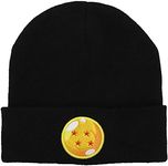 Bioworld Men's Dragon Ball Z Knitted Winter Beanie Hat Black