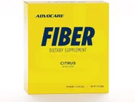 AdvoCare Fiber Dietary Supplement - Daily Fiber Powder Supplement with Soluble & Insoluble Fiber - Fiber Blend Includes Psyllium Husk & Citric Acid - Supports Digestive Health* - Citrus, 10 Pouches