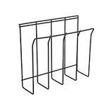 Spectrum Diversified Magazine Rack, Wall Mount, Black, Large