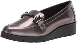 Anne Klein Womens Lalita Loafer, Smoke Patent, 8 US