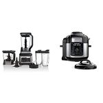 Ninja BN801C Professional Plus Kitchen System With Auto-iQ (72oz Pitcher) + Ninja FD401C Foodi 8-qt. Deluxe XL Pressure Cooker & Air Fryer