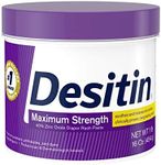 Desitin Maximum Strength Baby Diaper Rash Cream with 40% Zinc Oxide for diaper rash Relief & Prevention, 16 oz