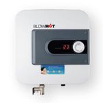 BLOWHOT 6-LTR Storage Electric Geyser | Water Heater | BEE 5 Star Rating | ABS Body | Anti Rust Glass Line Tank | Auto CUT-OFF 2000 Watt | Warranty - 5 Yrs on Storage Tank | 2 Yrs on Heating Element