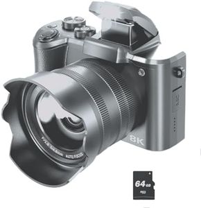 Digital Cameras for Photography, 88MP Autofocus Video Camera for Vlogging with 16X Digital Zoom, Compact Digital Camera with 3.2 inch Screen