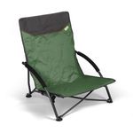 Kampa Sandy Low Chair Fern - Lightweight, Foldable, Camping Chair, Beach Chair, Garden Furniture, Portable Chair with Carry Bag