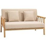HOMCOM 48" 2-Seater Couch for Small