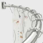 Chrsouly Adjustable Curved Shower R