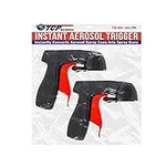 Instant Aerosol Trigger Handle (Pack of 2), Instantly Converts Spray Cans into Spray Guns - Full Hand Grip, Reusable, Easy to Clip-On & Off - Universal Fit, Use on Spray Paint, Adhesives, Lubricants