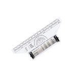 Ruler,kaxue Multi-Purpose Drawing Parallel Rolling Ruler Balancing Scale Parallel Glider for Student School Office Measuring Tool