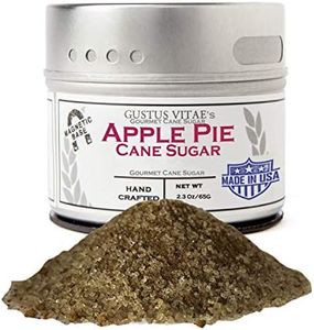 Apple Pie Cane Sugar | Artisanal Infused Sugar |1:1 Replacement For Cane Sugar | All Natural, Non GMO | Gourmet Sweetener | Hand Made, Small Batch | GLP-1 Friendly | Made in USA | Magnetic Tin | Gustus Vitae | #81