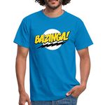 Spreadshirt The Big Bang Theory Sheldon Cooper Quote Bazinga Men's T-Shirt, XXL, Royal Blue