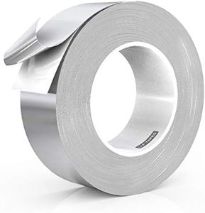 LLPT Aluminum Foil Tape 2 Inches x 55 Yards 3.94 Mil High Temp Heavy Duty Adhesive HVAC Sealing Hot Cold Air Duct Tape for Pipe Metal Repair (A2155)