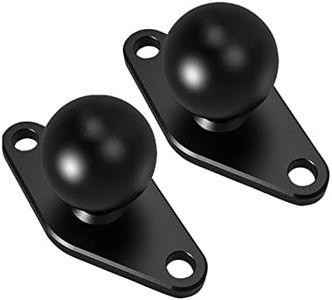 1 Inch Ball Head Connecting Rod Diamond Base Head Gimbal Hollow Ball Head Adapter/Phone Holders Accessories, GPS Ball Head System Compatible with RAM Mount/iMESTOU Mounts (2 Pieces. SZZS-R4)