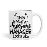 Misaavi This is What an Awesome Manager Looks Like, Choose Your Favorite from List, Best Coffee Mug Gift Idea 11oz/325ml Ceramic Coffee/Tea/Milk Mug. (Manager)