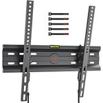 Redbat Ultra Slim TV Wall Mount for 23"-55" LCD LED Flat Plasma TVs, Low Profile Tilt TV Bracket Up to 45kg, Max VESA 400x400mm, Cable Ties included