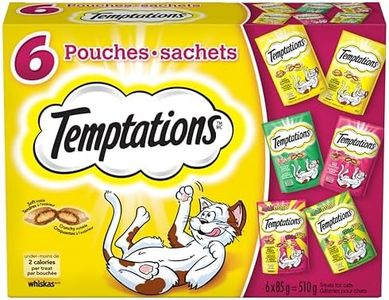 Temptations Adult Cat Treats Assorted Variety Pack, 510g (6x85g Pack)
