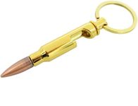 Freedale .308 Cal Bullet Shell Bottle Opener Keyring Beer Soda Gold Novelty Keychain Key Ring Bar Tool Gift