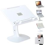 BEWAVE Portable Laptop Stand, Kids Lap Desk Book Reading Stand, Adjustable Laptop Desk Holder Foldable Car Tray Lap Desk Kids Adults Writing Reading for Sofa Bed Floor Couch Car