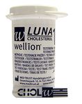 10 Replacement Cholesterol strips and code chip for the Wellion LUNA duo Cholesterol/Glucose meter sold by Zelador