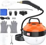 2500W Handheld Steam Cleaner, Upgrade High Pressure Steam Cleaning Machine with 3 Brushes for Home Use, Portable Steamer for Cleaning Grout Tile Car Living Room Kitchen Bathroom