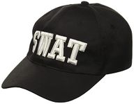 Roma Costume Swat Hat Costume, Black, One Size