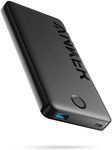 Anker Power Bank, 10K Portable Charger (PowerCore PIQ), High-Capacity Battery Pack for iPhone 15/15 Plus/15 Pro/15 Pro Max/14/14 Pro/Samsung/Pixel/LG (Cable and Charger Not Included)(Black)