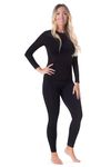 Rocky Thermal Underwear for Women (Long Johns Thermals Set) Shirt & Pants, Base Layer with Leggings/Bottoms Ski/Extreme Cold, Heavy Weight (Black - 3X-Large)