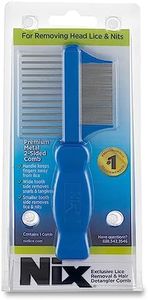 Nix Lice Removal Comb, Removes Dead Lice & Eggs from Hair, 2-Sided