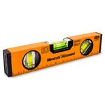 Mecurate Instrument Level Tool, 9 inch, 230mm, Metric Scale Magnetic Torpedo Level and Ruler