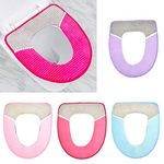 4 Pcs Toilet Seat Cover Pad Thicker Washable Toilet Seat Cushion Mat Winter