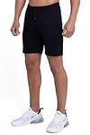 TCA Boys' Aeron Gym Training Workout Sports Running Shorts with Pockets - Black Stealth, 12-14 Years