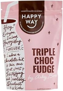 HAPPY WAY Ashy Bines Whey Protein Powder Triple Choc Fudge 500g