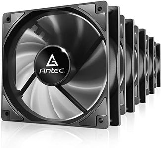 Antec PWM PC Fans, 120mm Fan, 4 Pin PWM, 60.4CFM Case Fans, 12V 4 Pin PWM Connector, Computer Fans with 1400 RPM, P12 Series 5 Packs