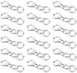 JKJF 20 Pairs Metal Handcuff Charms