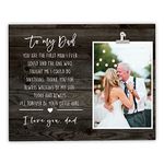 FDFHOME Father of the Bride picture Frame, Wedding Gifts for Dad from Bride, Gifts for Father of the Bride from Daughter, Dad Wedding Keepsake Gift from Bride, Picture Frame for Dad