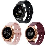 ViCRiOR Bands Compatible with Fossil Gen 5 Julianna 2019 Release Women's Smart Watch, Quick Release Soft Silicone Fadeless Replacement Band for Fossil Gen 5 Carlyle