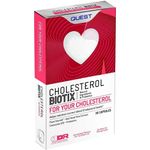 Quest - CholesterolBiotix Healthy Cholesterol Lowering Supplement. 30 Vegan Capsules with Natural Ingredients Including Red Yeast Rice Plant Sterols to Lower Cholesterol, Gluten Free (Pack of 1)