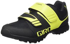 Giro Berm Mountain Bike Shoe - Men's, Black/Citron Green, 11.5