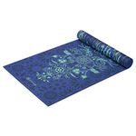 Gaiam Yoga Mat Premium Print Reversible Extra Thick Non-Slip Exercise and Fitness Mat for All Types of Yoga, Pilates and Floor Training, Divine Impressionist, 6mm