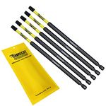 5 x SabreCut SCRSQ2152_5 152mm SQ2 Square Magnetic Impact Screwdriver Driver Bits Set Single Ended Heavy Duty