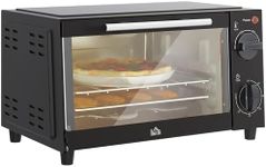 HOMCOM Mini Oven, 9L Countertop Ele