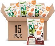 PeaKaPop Veggie Chips – Plant-Based, Healthy Veggie Crisps with Pea, Lentil & Chickpea Protein – Vegan, Gluten-Free, Popped Chips – Snack Size for Kids & Adults – 1 oz Bags (15-Pack) – BBQ