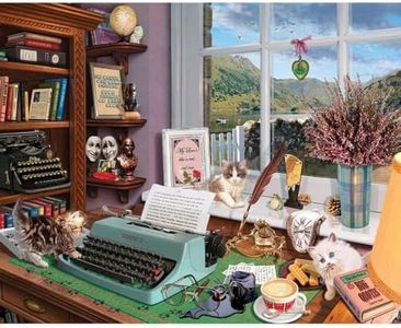 White Mountain Puzzles Writer’s Desk - 1000 Piece Jigsaw Puzzle