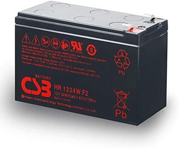 Hitachi CSB 12V 9Ah High Rate 34W HR1234W Sealed Lead Acid AGM UPS Battery for Telstra NBN Broadband APC MGN Eaton >7ah >7.2Ah